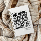 Personalized Professional Overthinker Notizblock