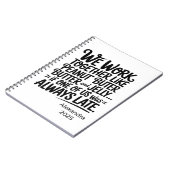 Personalized Professional Overthinker Notizblock (Linke Seite)