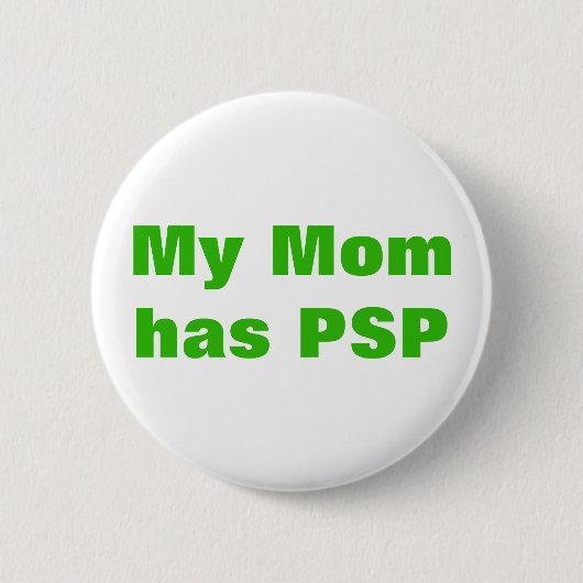 Personalized Progressive Supranuclear Palsy PSP Button (Vorderseite)
