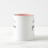 Personalized Promoted to Grandma Tasse (Zentrum)