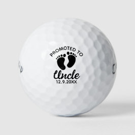 Personalized Promoted to Uncle Golfball