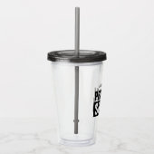 Personalized protein shake Acrylic Tumbler cup Acryltrinkbecher (Rechts)