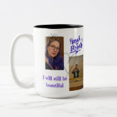 Personalized "Proud of Myself" mug - personal phot Zweifarbige Tasse (Links)