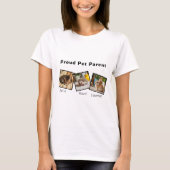 Personalized Proud Pet Parent T-Shirt (Vorderseite)