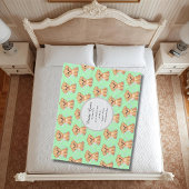 Personalized Puppy Baby Blanket  Fleecedecke