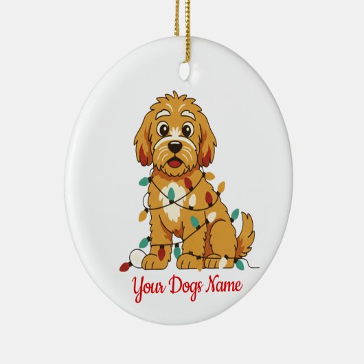 Personalized Puppy Christmas Ornament (Rechts)