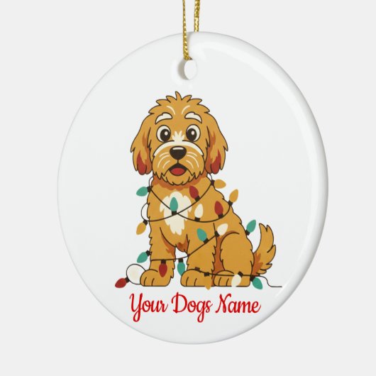 Personalized Puppy Christmas Ornament (Links)