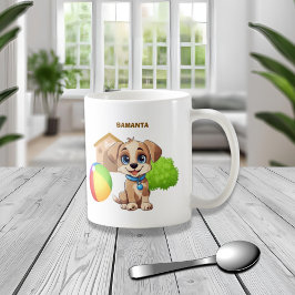 Personalized Puppy Mug Kaffeetasse