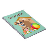 Personalized Puppy Notebook Notizblock (Rechte Seite)
