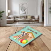 Personalized Puppy Notebook Notizblock