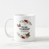 Personalized Pure Worship 2025 Convention JW Gifts Kaffeetasse (Links)