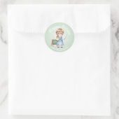 Personalized Purim Sticker - Teacher Theme (Tasche)