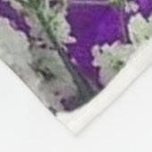 Personalized Purple Butterfly Proverbs 3:5-6 Relig Fleecedecke (Ecke)