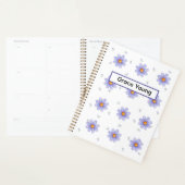 Personalized Purple Daisy Notebook Custom Name Planer (Anzeige)