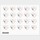 Personalized Purple Heart stickers (Blatt)