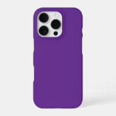 Personalized Purple iPhone Case with Custom Hülle (Rückseite)