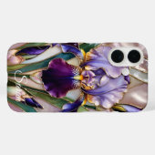 Personalized Purple Iris Phone Case Elegant (Rückseite (Horizontal))