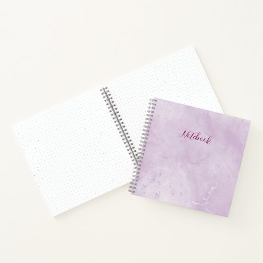 Personalized Purple Marble Notebook Notizblock (Innenseite)
