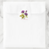 Personalized Purple Rose Sticker | Add Your Name (Tasche)