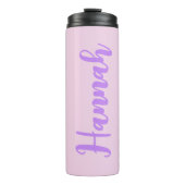 Personalized Purple Tumbler Gift for Bridesmaids Thermosbecher (Vorderseite)