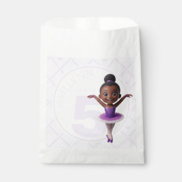 Personalized Purple Tutu Ballerina Birthday Geschenktütchen