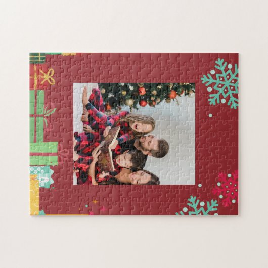 Personalized Puzzle – Christmas Photo (Horizontal)