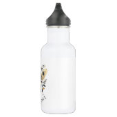 Personalized Queen Bee Floral Edelstahlflasche (Rechts)