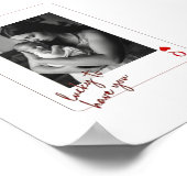 Personalized Queen of Hearts Mother’s Day Photo  Poster (Ecke)