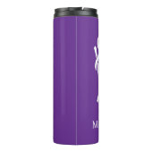 Personalized Queen With Crown Thermosbecher (Rückseite)