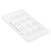 Personalized Quote 2026 Calendar Magent Magnet (Rechte Seite)
