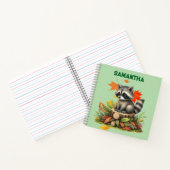Personalized Raccoon Notebook Notizblock (Innenseite)