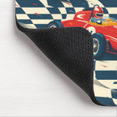 Personalized Race Car Mouse Pad Mousepad  (Ecke)