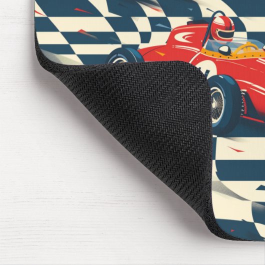Personalized Race Car Mouse Pad Mousepad  (Ecke)
