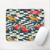 Personalized Race Car Mouse Pad Mousepad  (Mit Mouse)
