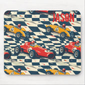 Personalized Race Car Mouse Pad Mousepad  (Vorne)