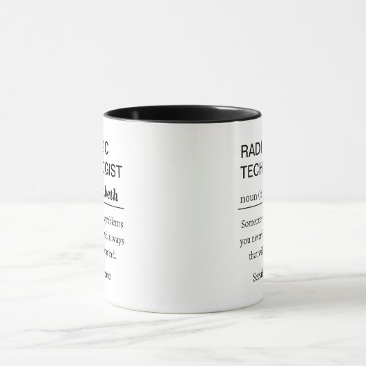 Personalized Radiologic Technologist Definition Tasse (Zentrum)