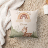 Personalized rainbow pillow with name kissen (Decke)