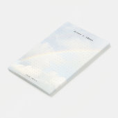 Personalized rainbow sky aesthetic dot Grid  Post-it Klebezettel (angewinkelt)