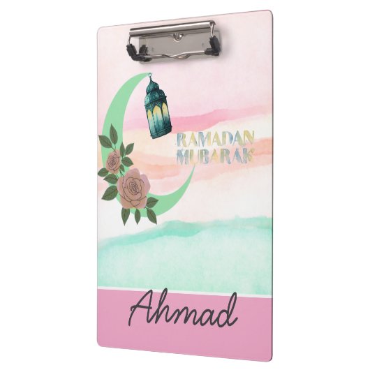 Personalized Ramadan Clipboard Organizer Klemmbrett (Links)