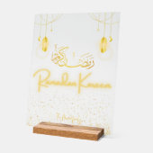 Personalized Ramadan Kareem Acrylic Home Decor Sig Acrylschild (Winkel)
