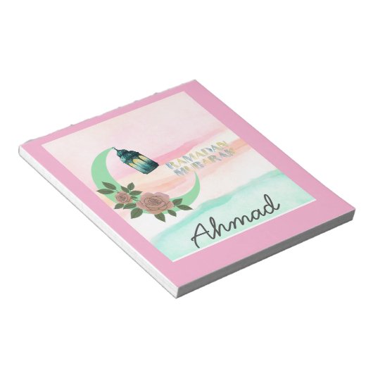 Personalized Ramadan Notizblock (angewinkelt)