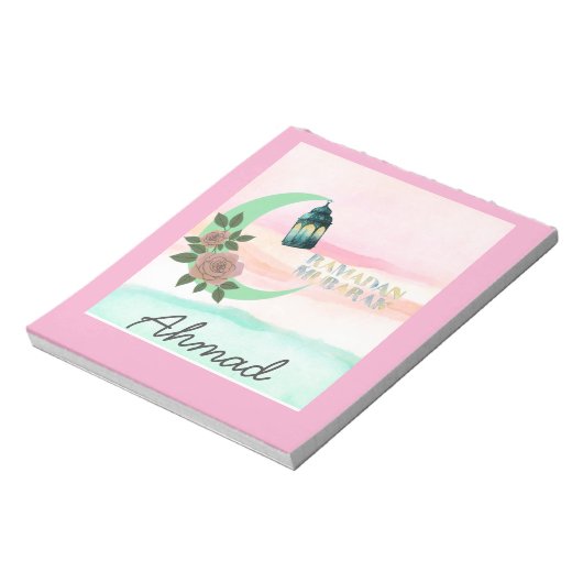 Personalized Ramadan Notizblock (Rotiert)