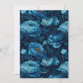 Personalized Ranunculus Inspired 70Th Birthday Einladung (Rückseite)