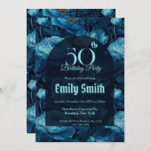 Personalized Ranunculus Inspired 70Th Birthday Einladung (Vorne/Hinten)