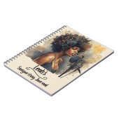 PERSONALIZED Rap Hip Hop Songwriting Journal Notizblock (Linke Seite)