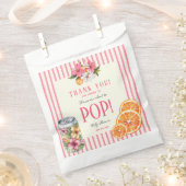 personalized Ready to Pop Tropical Floral Citrus Geschenktütchen (Ausgeschnitten)