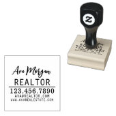 Personalized Real Estate Agent Gift Gummistempel (Stempel)