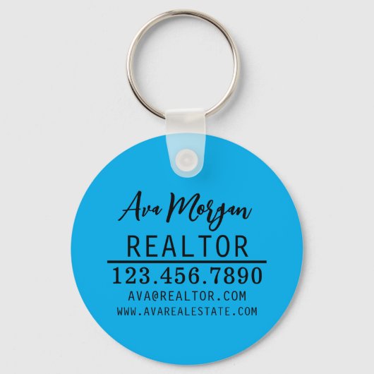 Personalized Real Estate Agent Gift Schlüsselanhänger (Vorderseite)