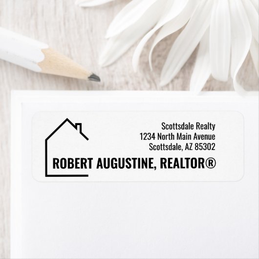 Personalized Realtor Return Address Label (Insitu)