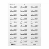 Personalized Realtor Return Address Label (Vorne)